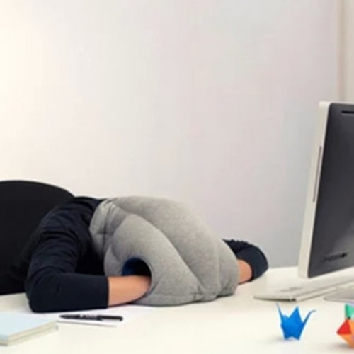 Ostrich Pillow Travel Sleep Nap Head Rest Pillow Airplane Rest