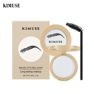 Image of KIMUSE Eyebrow Soap Brow Sculpt Lift Brow Styling Soap Waterproof Long Lasting Eyebrow Gel Pomade Eyebrow Soap Wax With Trimmer