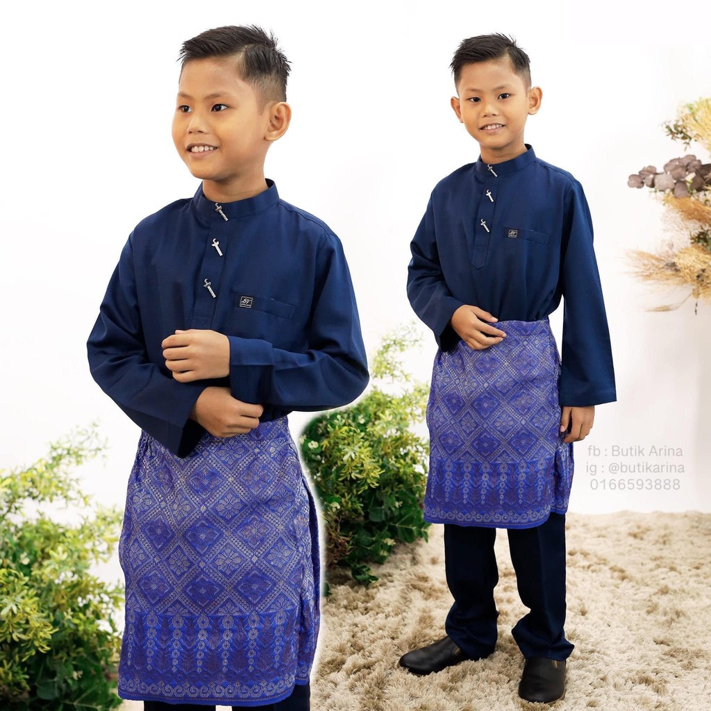 dük Dinozor Görünüş baju melayu biru gelap - kansaibishoku.net