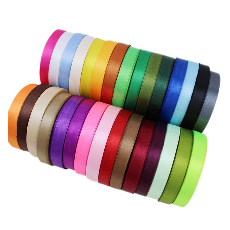 (22 meters/roll) 0.5 inch ribbon Satin Riben Webbing Decoration Gift ...