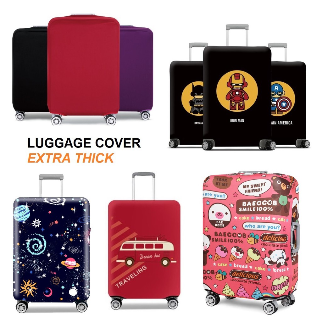 [Malaysia Ready Stock] Extra Thick Luggage Cover Protector Case