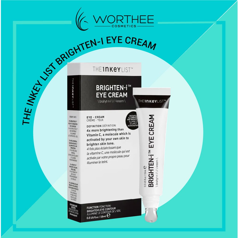 The INKEY List Brighteni Eye Cream Shopee Malaysia