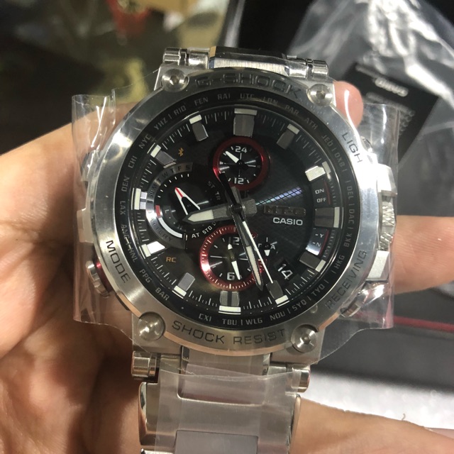 Casio G Shock Full Steel Bluetooth Mtg B1000d 1a Two Tones Shopee Malaysia