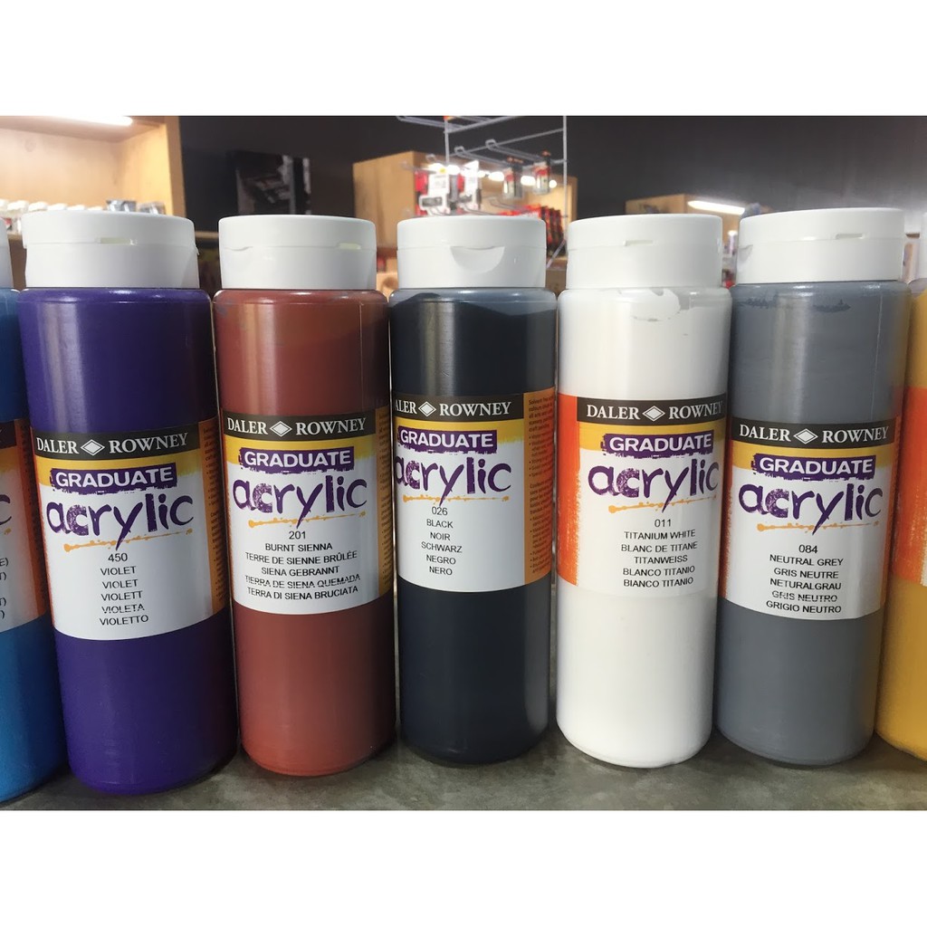Daler Rowney Graduate Acrylic ???500ml Shopee Malaysia