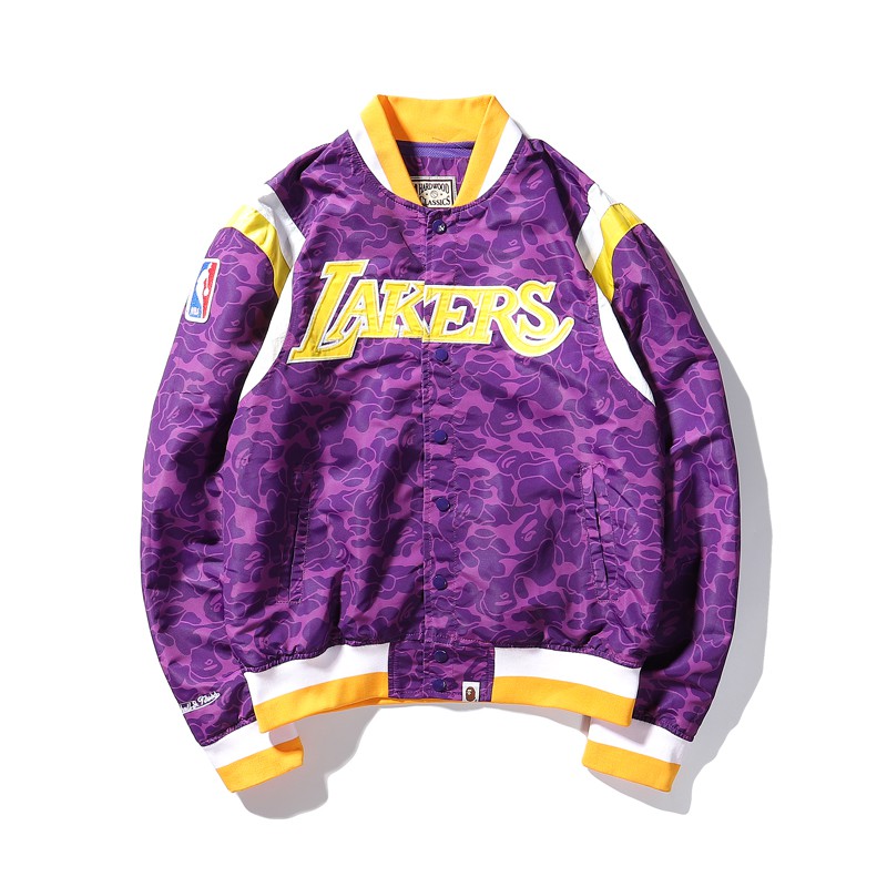 lakers bape jacket