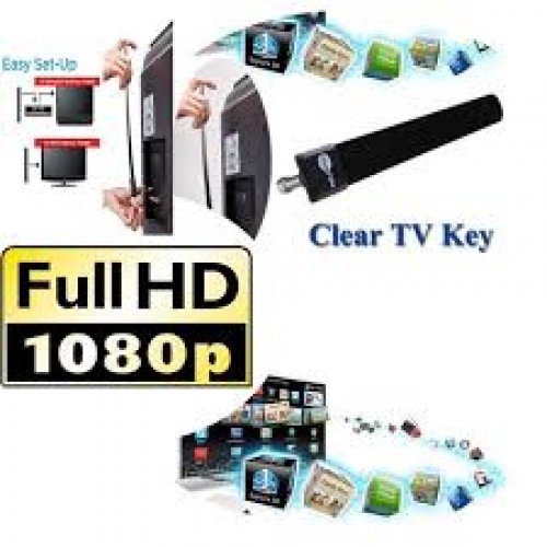 Clear TV Key HDTV Free TV Antenna Stick Satellite Indoor Digital ...