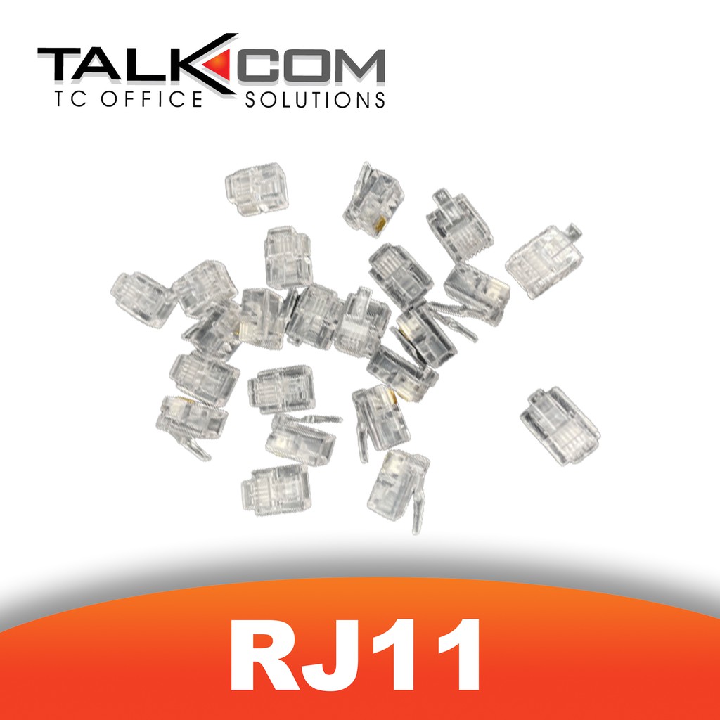 RJ11 Connector Cat5 (100Pcs) Shopee Malaysia