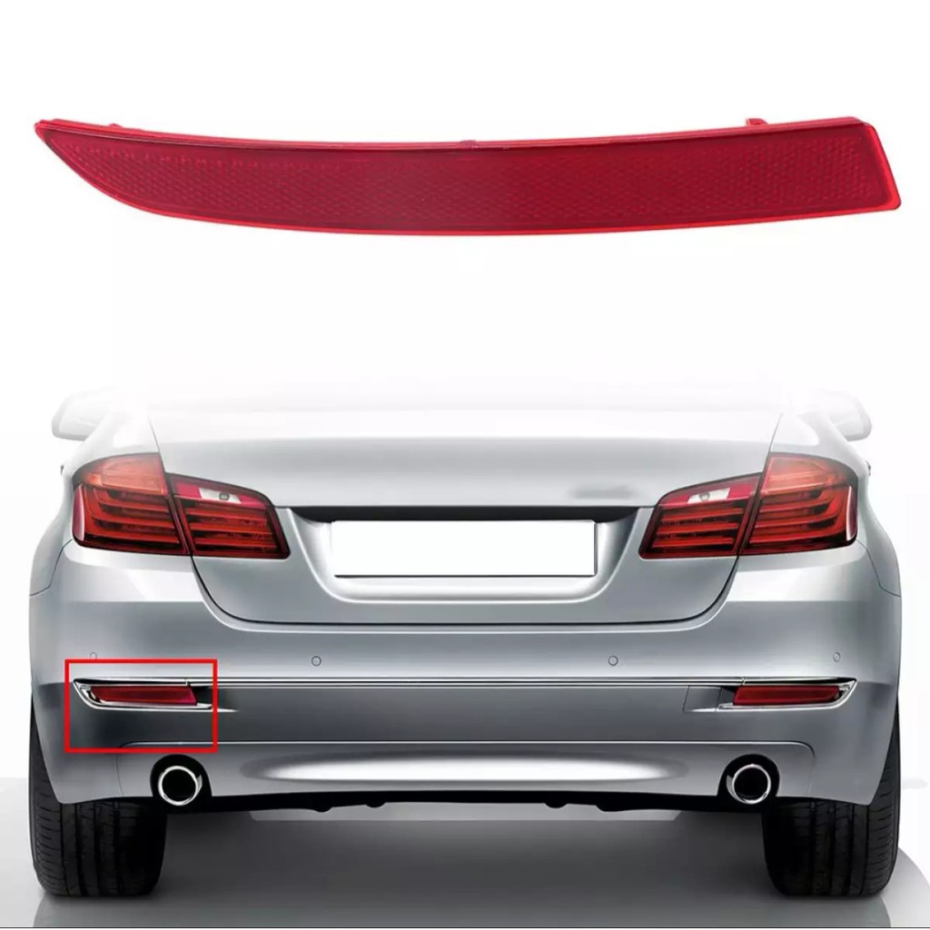 BMW 5Series F10 Sedan 2010-2017 Left Side Red Lens Rear 