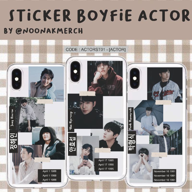 MINIMAL [Minimum Purchase Of 10,000 Can mix Other Products] korean actor boyfriend Sticker | Kim soo hyun park seo joon ji chang wook park hyungsik jung haein wi hajun lee min ho kim seon ho song jong ki ahn hyo seop lee junho lee jaewook moon sangmin kim