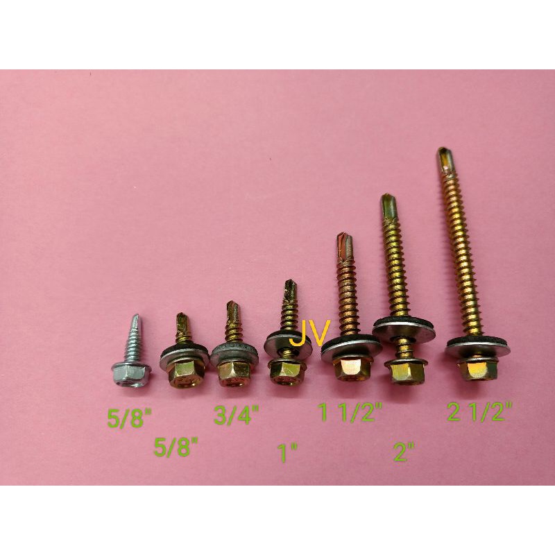 Self Drill Screws For Metal. Skrew Atap Besi/Skrew Kuda-kuda | Shopee ...