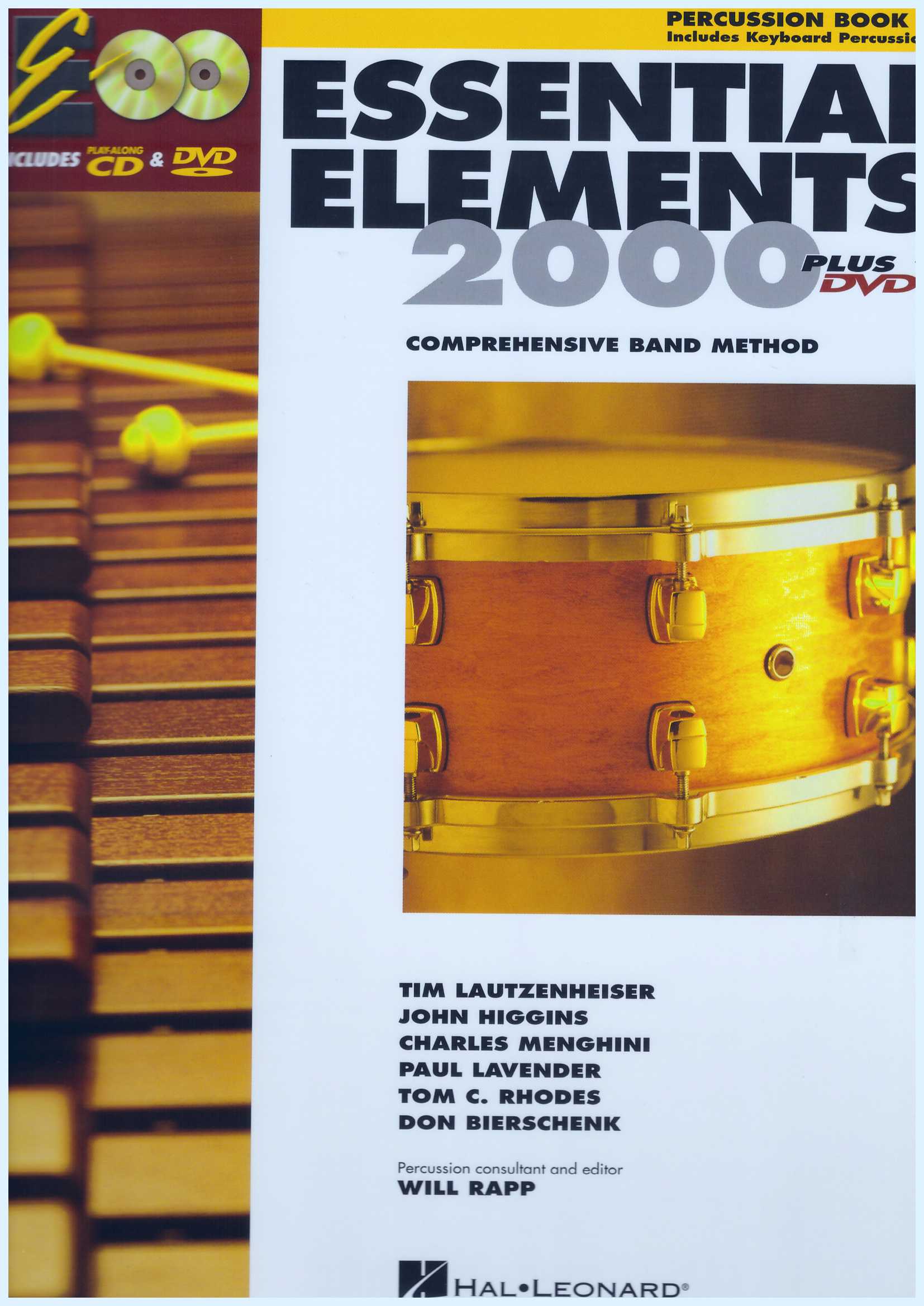 Essential Elements 2000 Plus DVD Percussion Book 1
