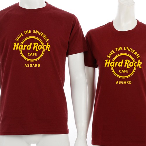 Asgard Planet Hard Rock Short Sleeve Round Neck Cotton Unisex T Shirt Shopee Malaysia