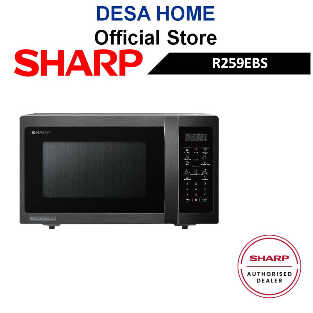 SHARP R259EBS  23L SOLO MICROWAVE OVEN
