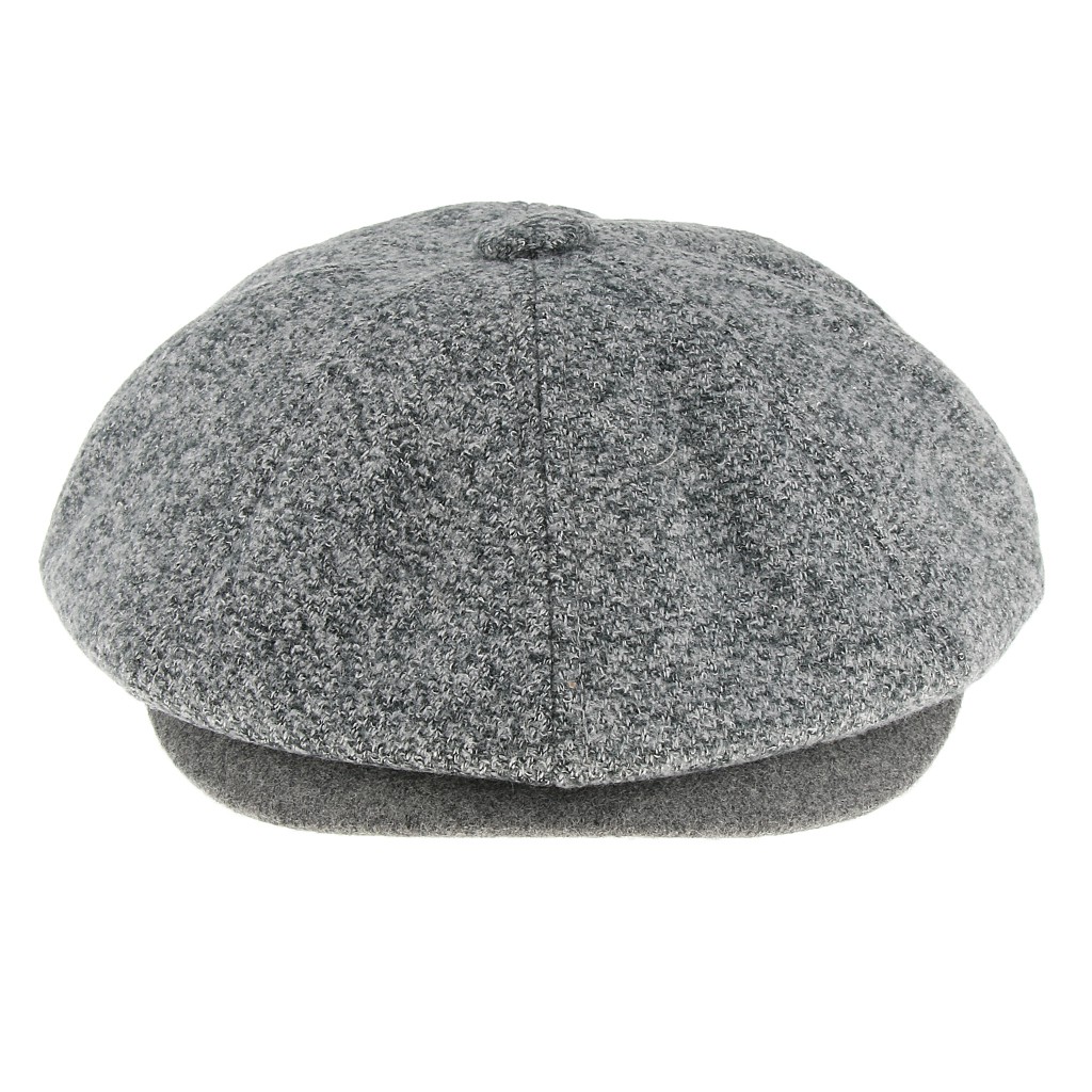 mens grey flat cap