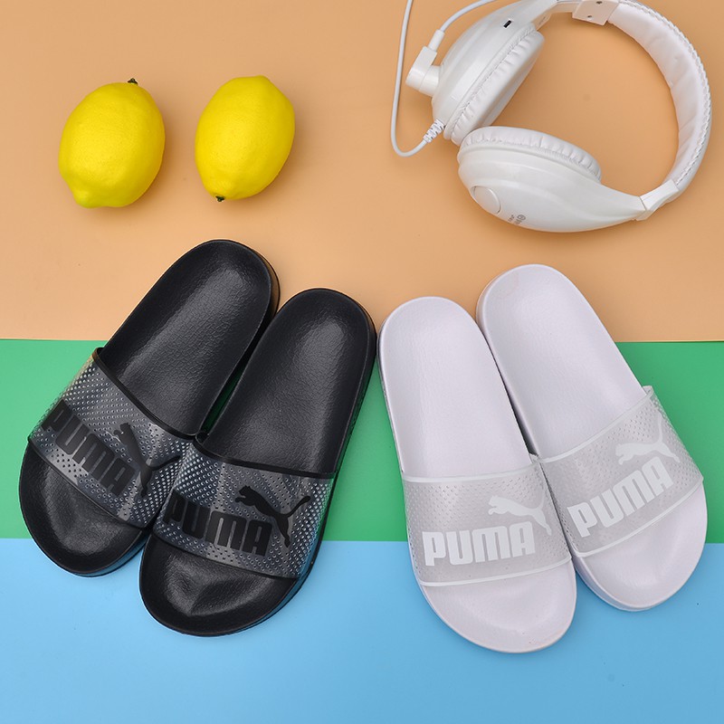 puma transparent slippers