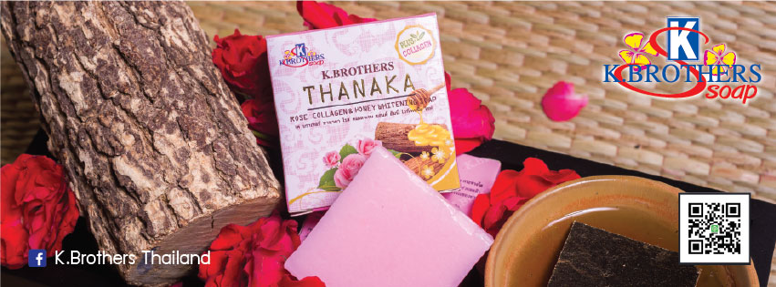 Savon éclaircissant Thanaka Collagène Et Miel K.Brothers - 60 Ml, Naturel, Pour Peaux à Imperfections