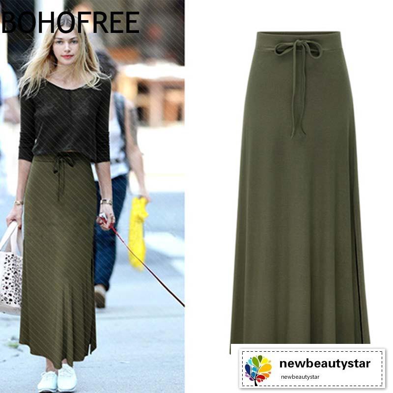 women's plus size maxi skirts