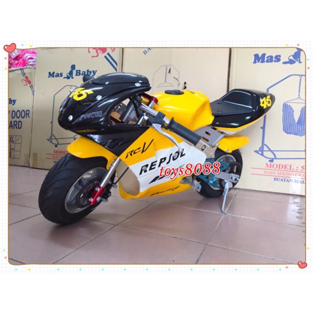 Hot Item Pocket Bike 49cc High Quality Latest Model Shopee Malaysia