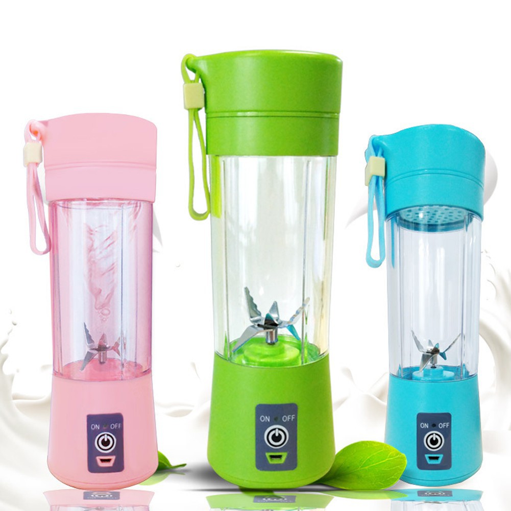 Mini Portable USB Rechargeable Shake N And Take Fruit Juice Blender 2 4
