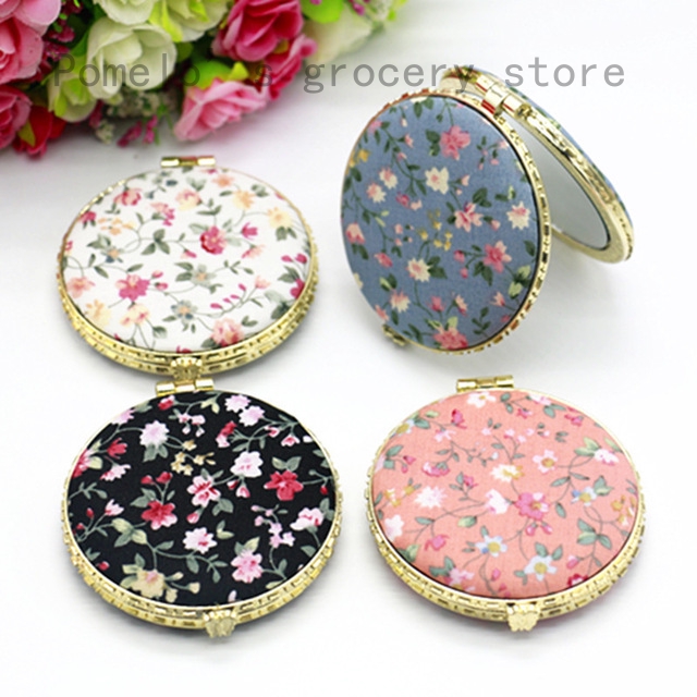 Makeup Two-Side Retro Mini Pocket Handbag Compact Mirror Individual Luxury