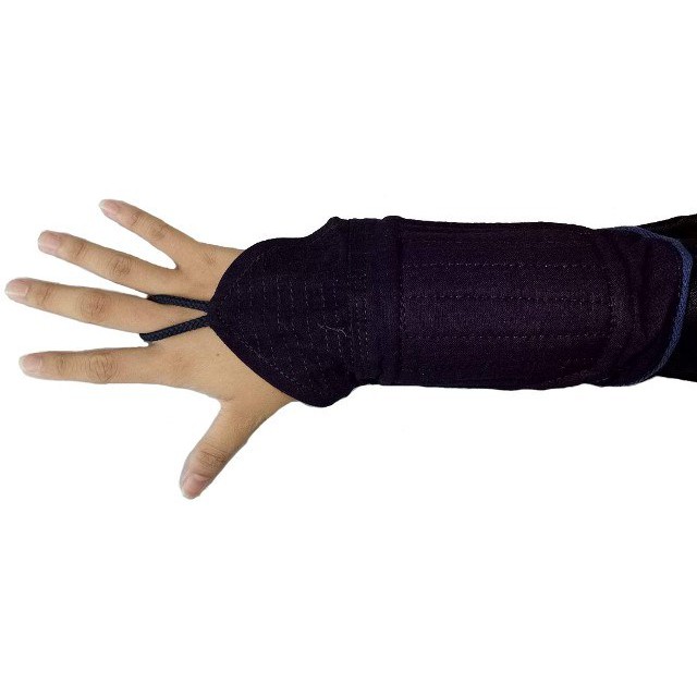 Kendo Kote Pads 2pcs Set Wrist Forearm Protectors Cotton Hook & Loop Wraps Kumdo 