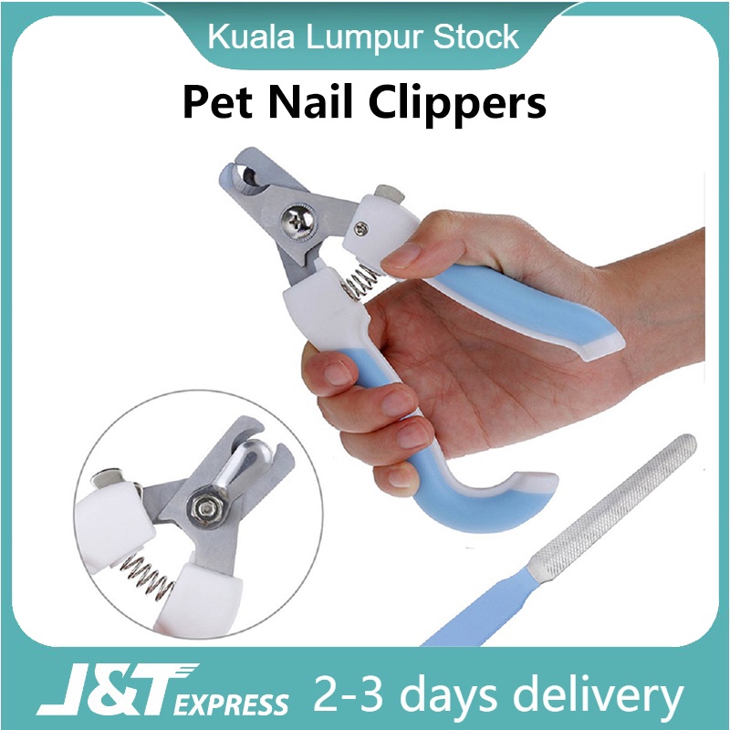 Pet Dog Cat Animal Claws Scissor Cut Stainless Steel Nail Clipper File