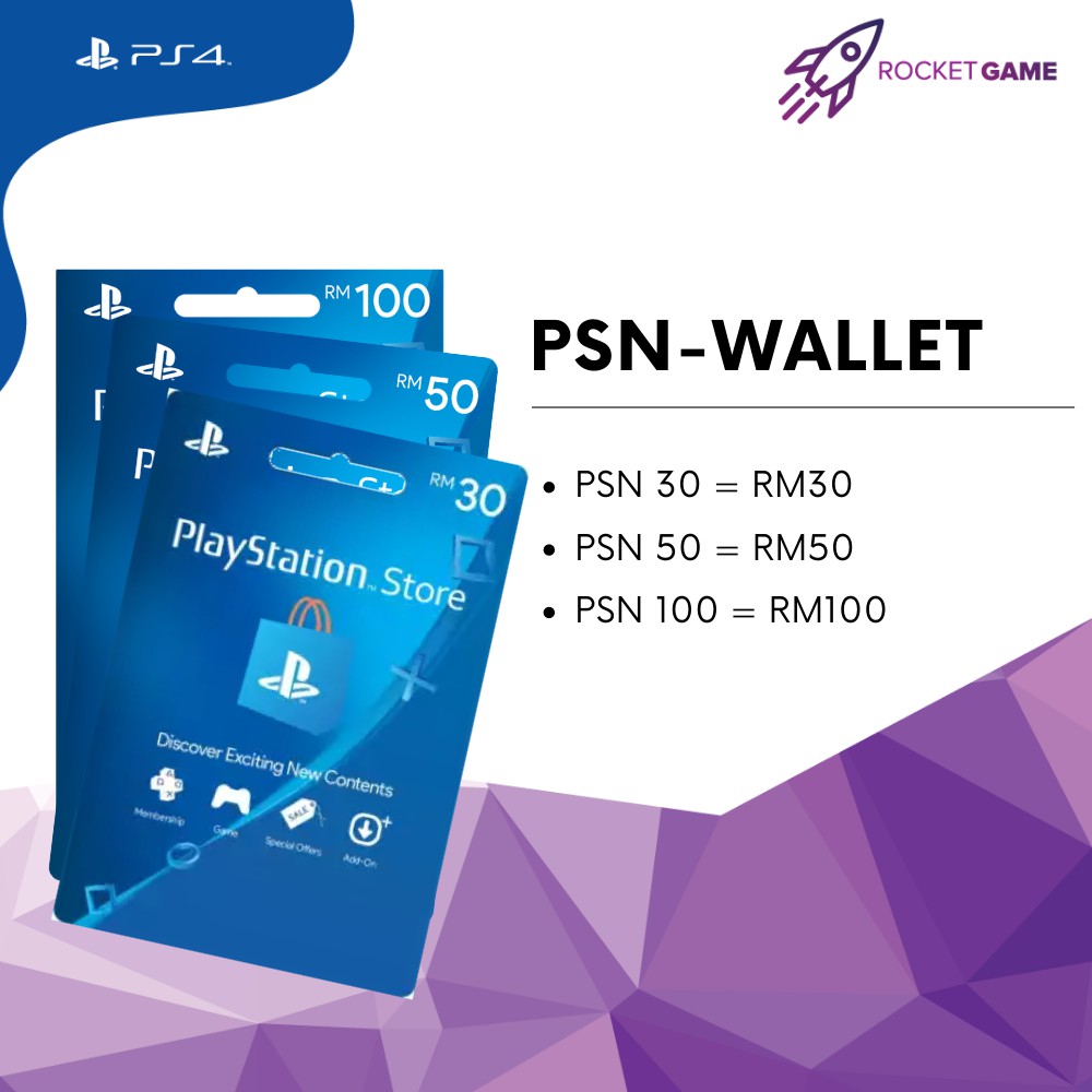 (PS4) Playstation 4 PSN Wallet | PSN Code | Malaysia ...