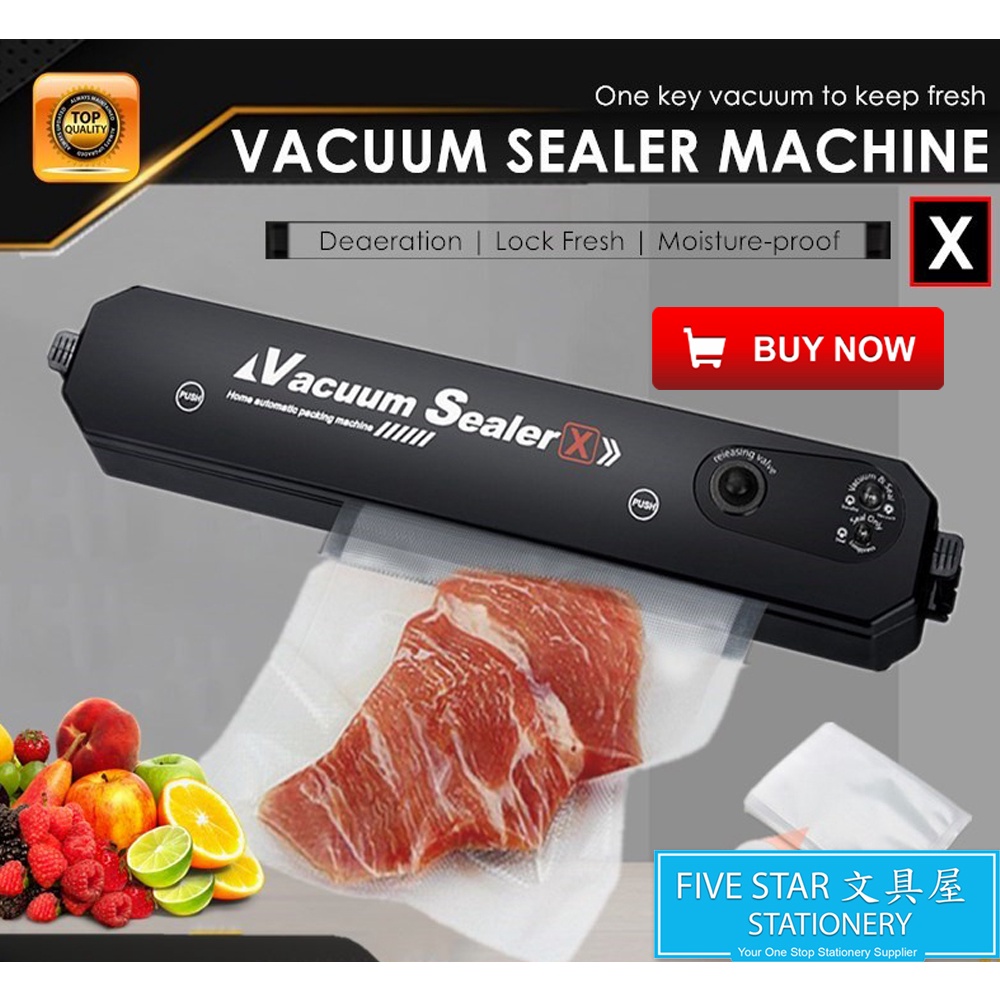 fivestar2u Sealer Kitchen Automatic Vacuum Seal Fresh Food Saver Vacuum