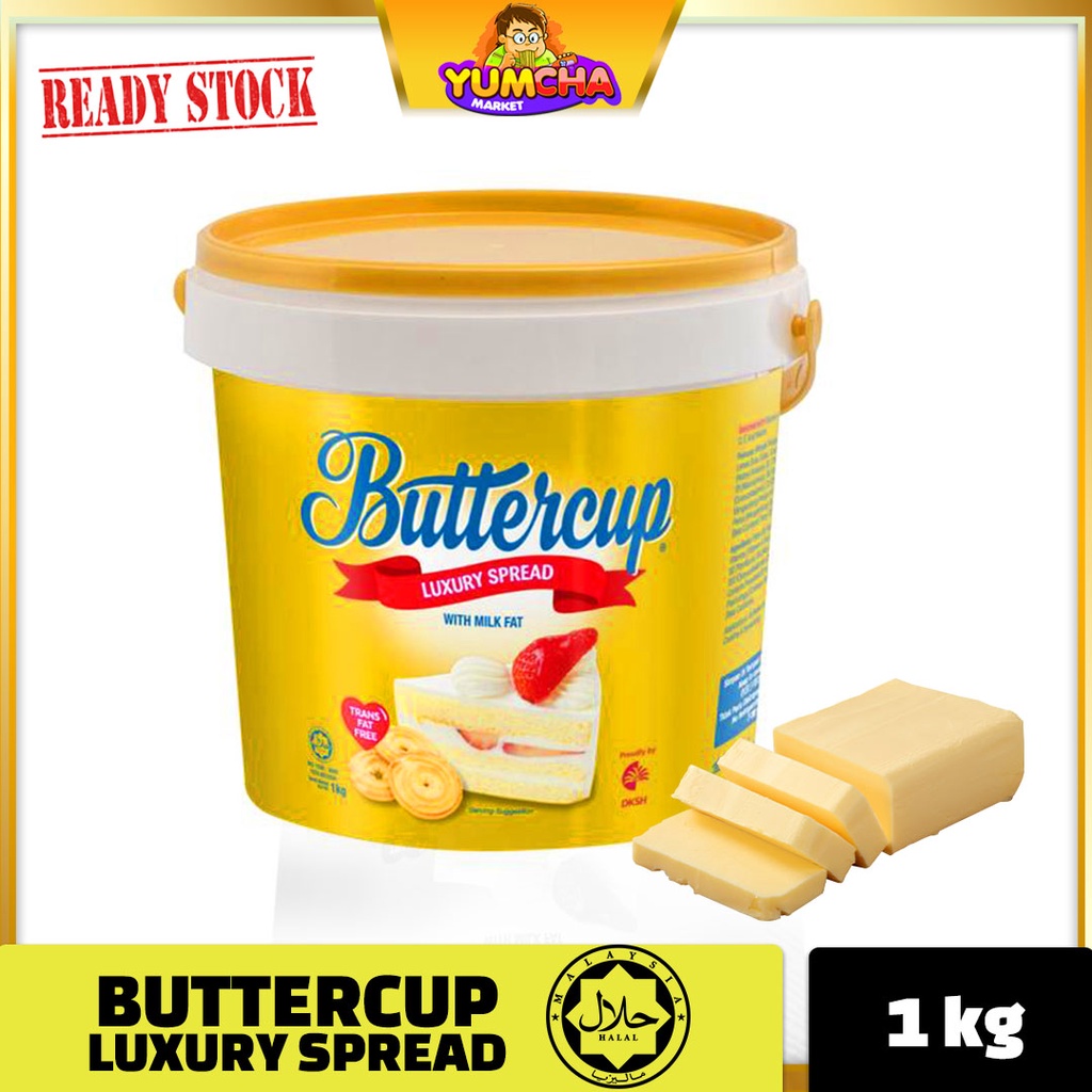 Buttercup Luxury Spread Baking Cooking Butter Halal - 1KG | Shopee Malaysia