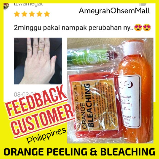 orange rejuvenating lotion