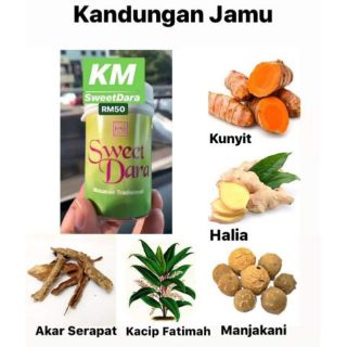 JAMU SWEET DARA BY KAK KM original dri hq | Shopee Malaysia