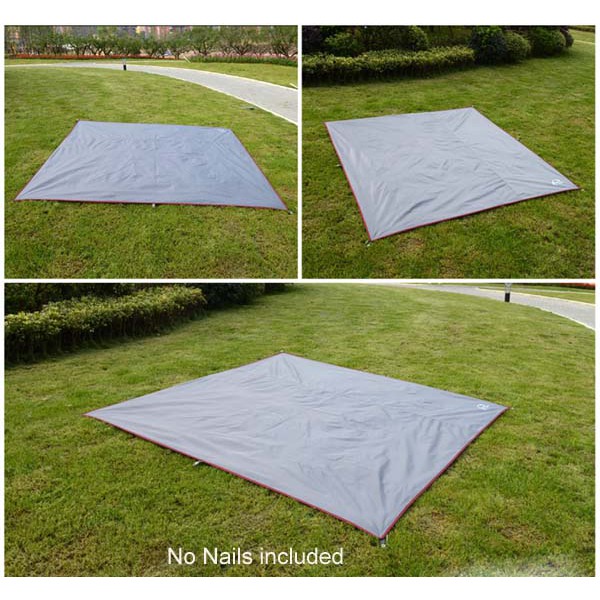 3x3m Camping Tent Mat No Sand Beach Outdoor Camper Tarp Waterproof