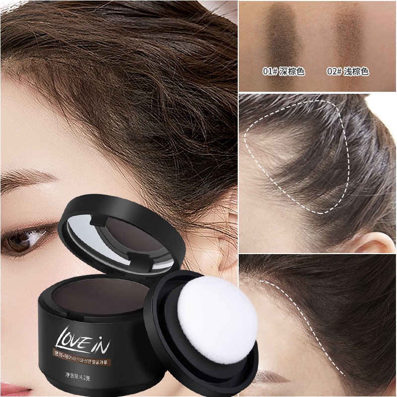 Ships Within 24 Hours Lovein Hairline Powder Shadow Powder Filling Repairing Large Forehead 9961