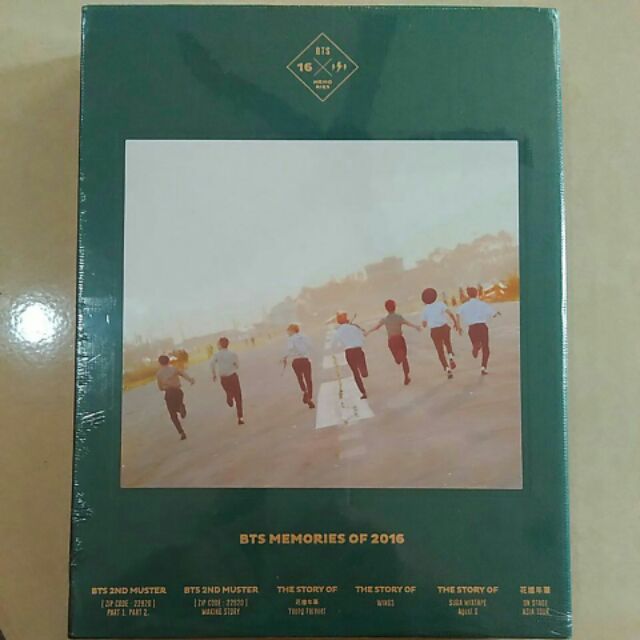 Bts Memories Of 16 Dvd Photobook Shopee Malaysia