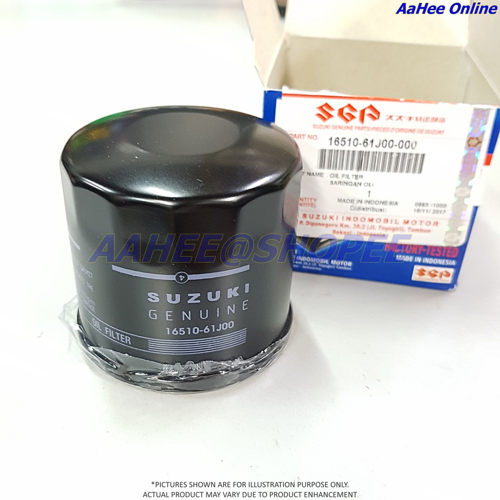 Suzuki Genuine Parts 1651061J00 Oil Filter Original Alto Swift SX4