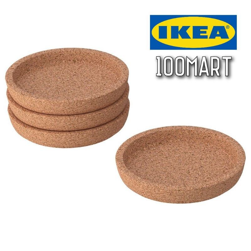 IKEA 365+ Cork Coaster 9cm / 10cm THICK MATERIAL Shopee Malaysia