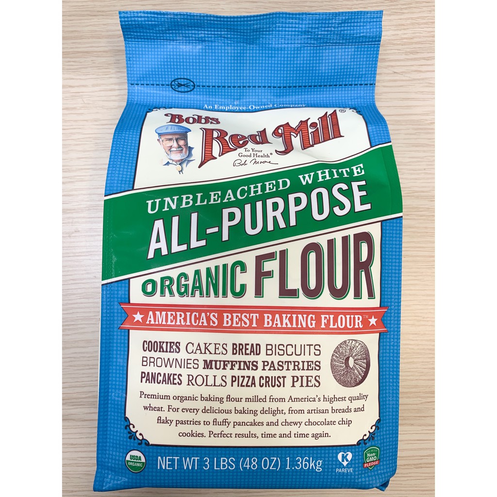 Bob's Red Mill Unbleached White All-Purpose Organic Flour | Shopee Malaysia