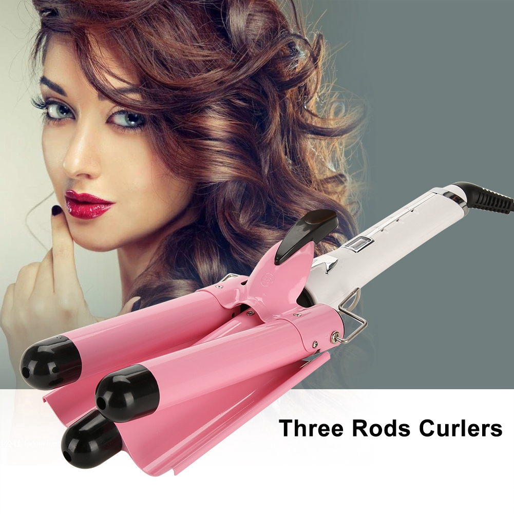 Ceramic Professional Hairstyle Three Barrels Tools Hair Waver