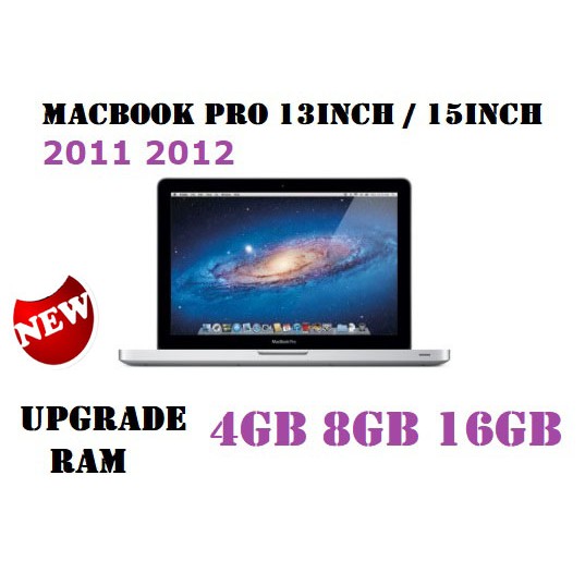 [RAM]  Macbook Pro 13inch 15inch 2011 2012 ram upgrade 4gb 8gb 16gb 1600MHZ 100% new