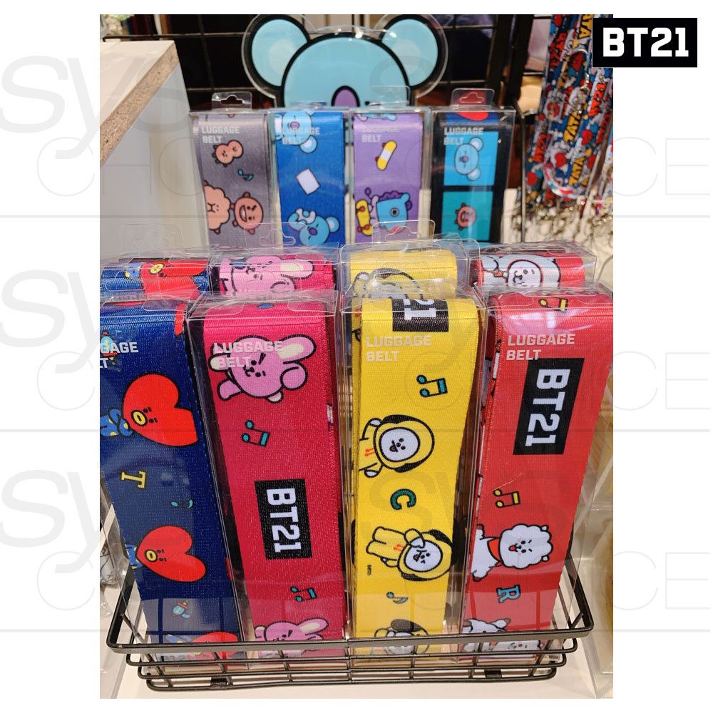 BTS BT21 Official Authentic Goods Luggage Belt By Monopoly BTS BT21 Official Authentic Goods Luggage Belt By Monopoly