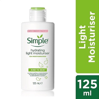 SIMPLE Kind to Skin Hydrating Light Moisturiser 125ml