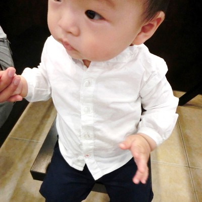 white shirt for 1 year old boy