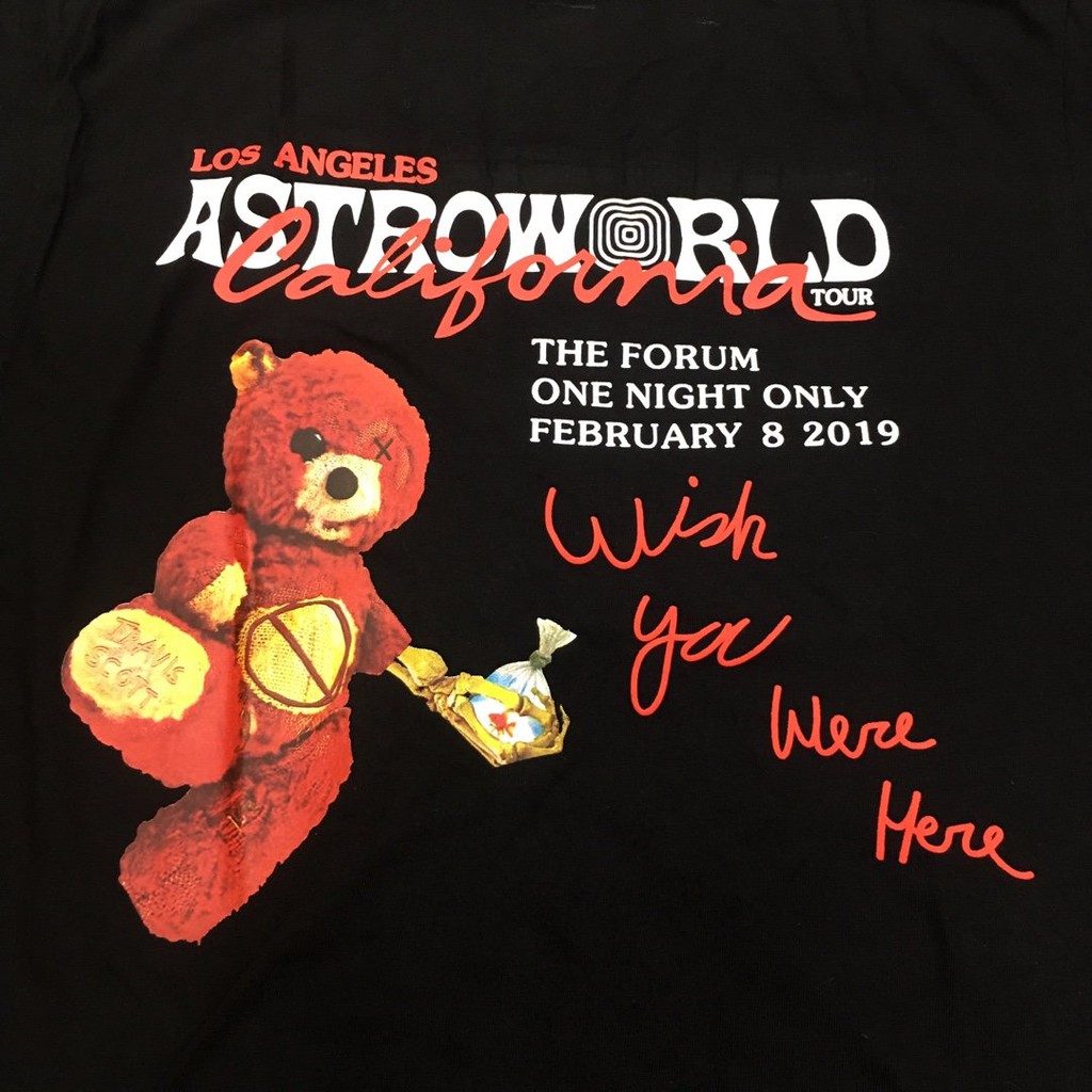 astroworld teddy bear shirt