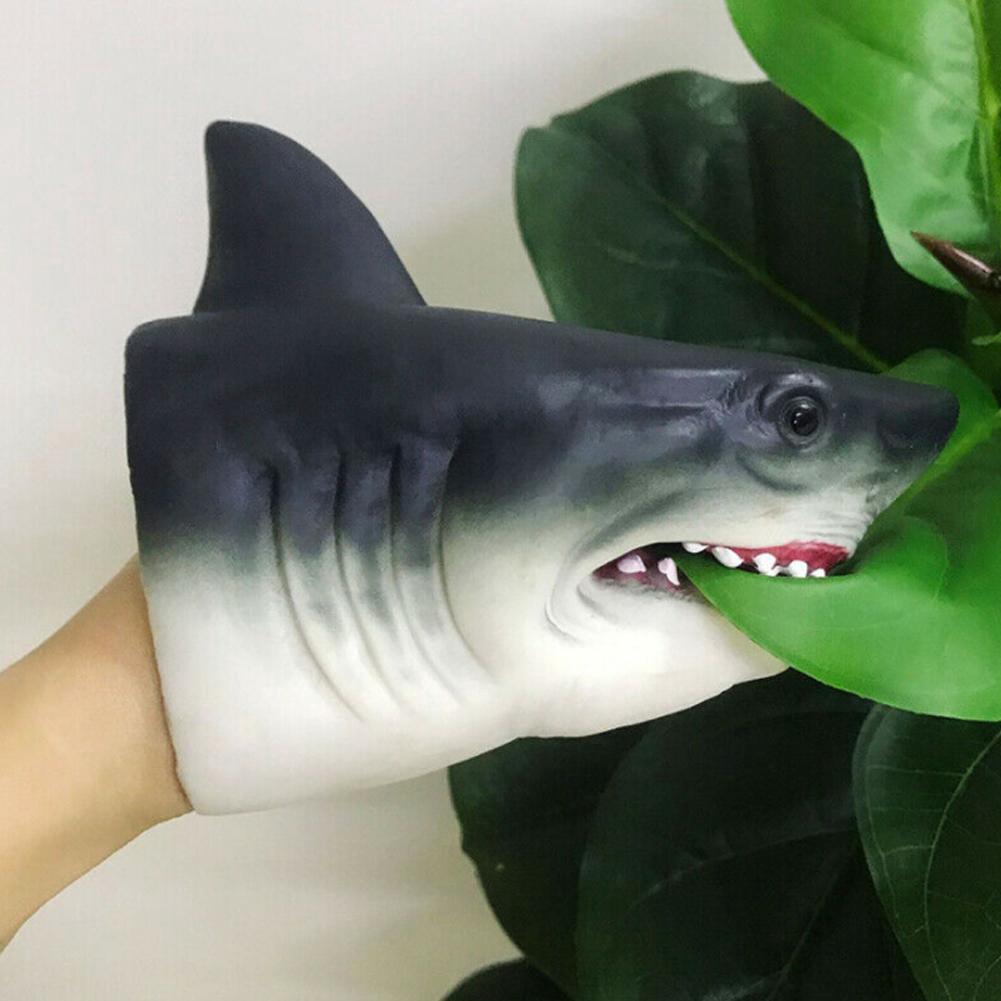 silicone shark puppet