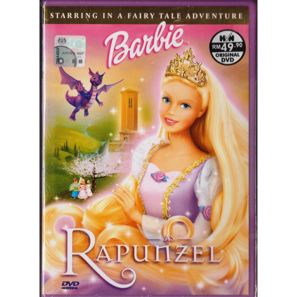 barbie rapunzel dvd