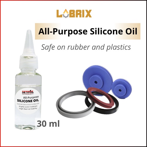 LUBRIX Setroil Pure Silicone Oil for O Ring Rubber Seal Rubber Rings