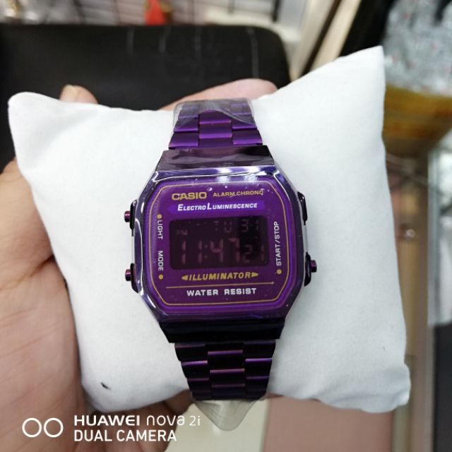 casio a168 purple