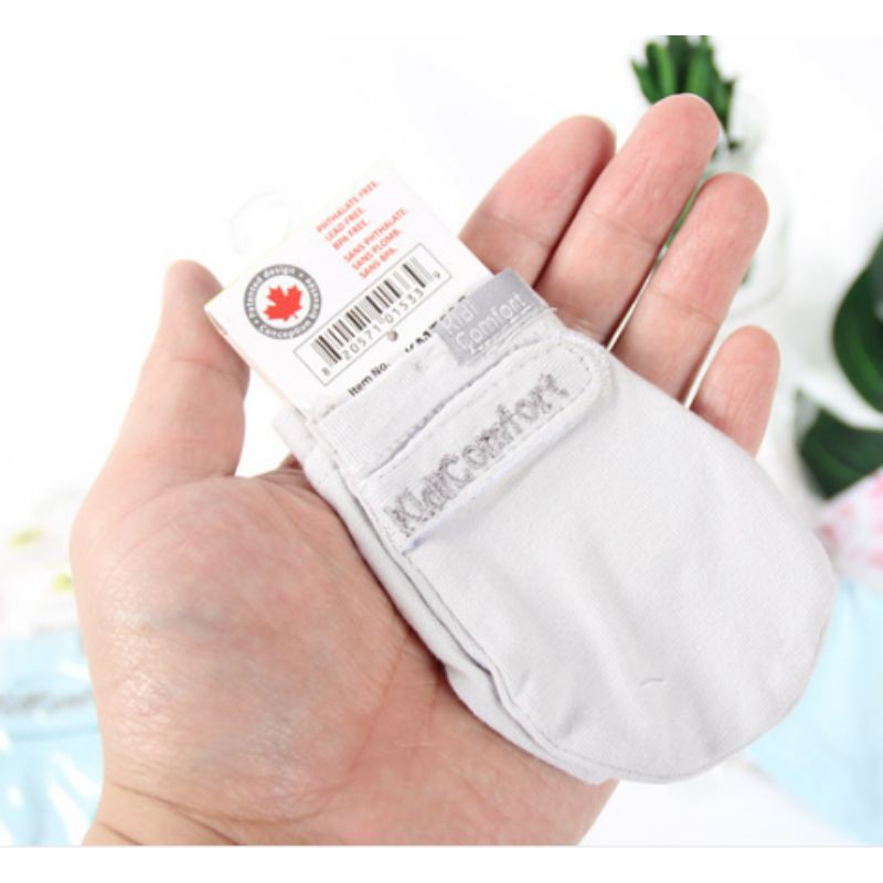 Readystock 0 3m Baby Gloves Mittens With Velcro Straps Shopee Malaysia