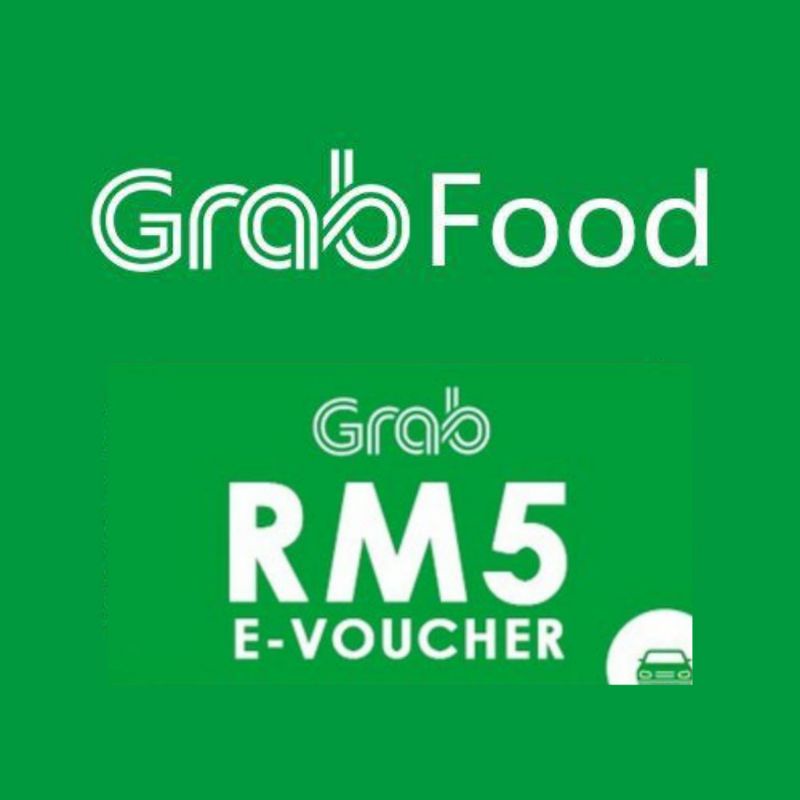 Grab Food Voucher RM 5 (Fast Delivery Voucher) Shopee Malaysia