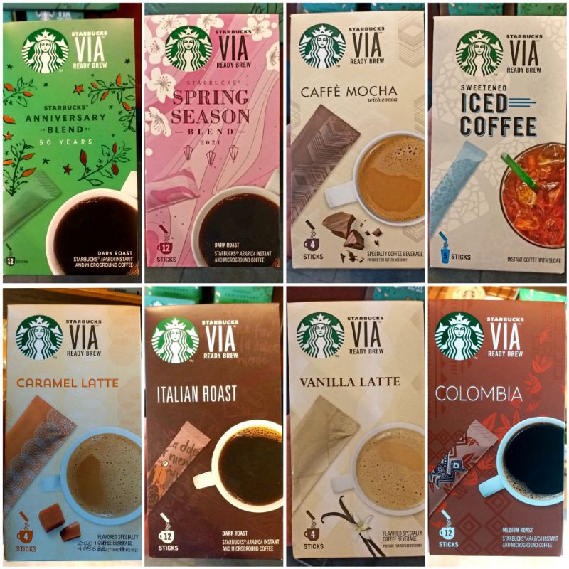 ORIGINAL Starbucks VIA Instant Ready Brew Arabica And Microground